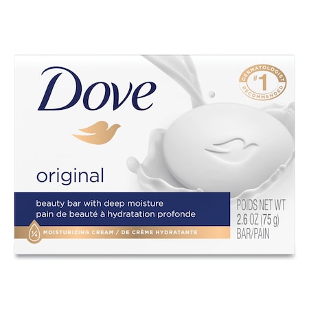 Dove Personal Soaps, Light, White, 2.6 oz, Box 61073EA